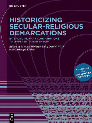 cover image of Historicizing Secular-Religious Demarcations